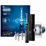 Oral-B Genius 9000 Επαναφορτιζόμενη Ηλεκτρική Οδοντόβουρτσα με Έξυπνη Θήκη Ταξιδίου που λειτουργεί ως Φορτιστής, 1 τεμάχιο