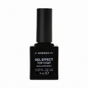Korres Βερνίκι Νυχιών Gel Effect Nail Colour Top Coat 11ml