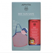 Apivita Bee Sun Safe Promo Παιδικό Πακέτο Προσφοράς με Hydra Sun Kids Lotion SPF50 Ενυδατική Αντιηλιακή Λοσιόν για Παιδιά με Εύκολη Εφαρμογή, 200ml & Δώρο Παιδική Τσάντα Θαλάσσης με Δίχτυ, 1σετ
