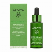 Apivita Bee Radiant Serum Peony, Ορός Ενεργοποίησης Λάμψης για Ξεκούραστη Όψη 30ml
